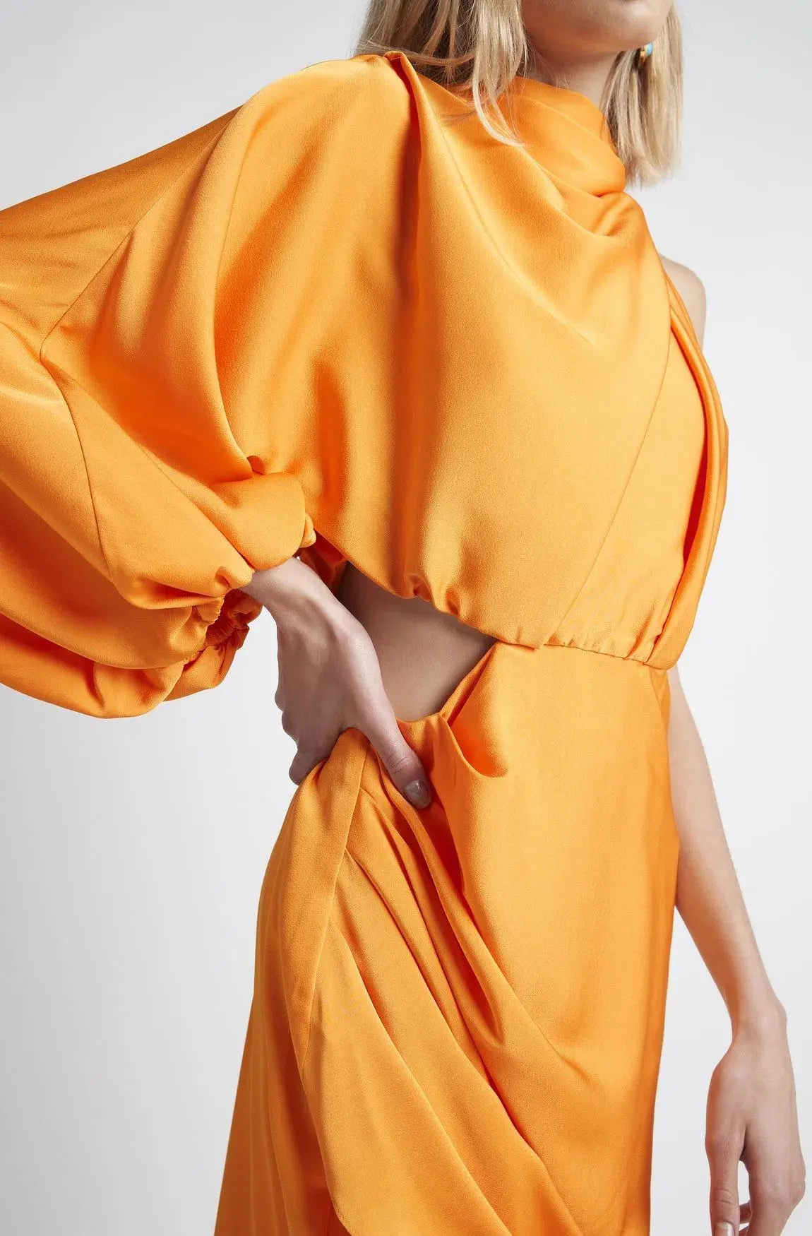 Sheike Juliet Dress Orange Size 8 - Image 2