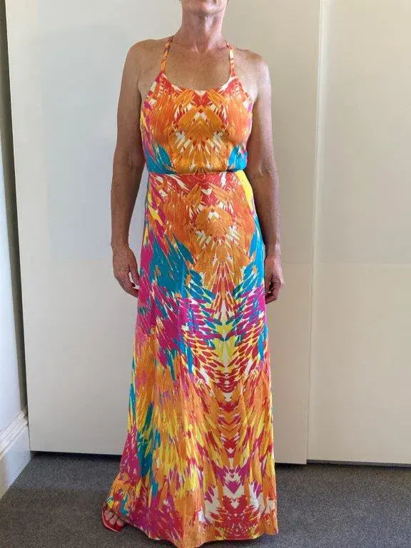 Kookai Summer Maxi Dress Print Size 8 - Image 4