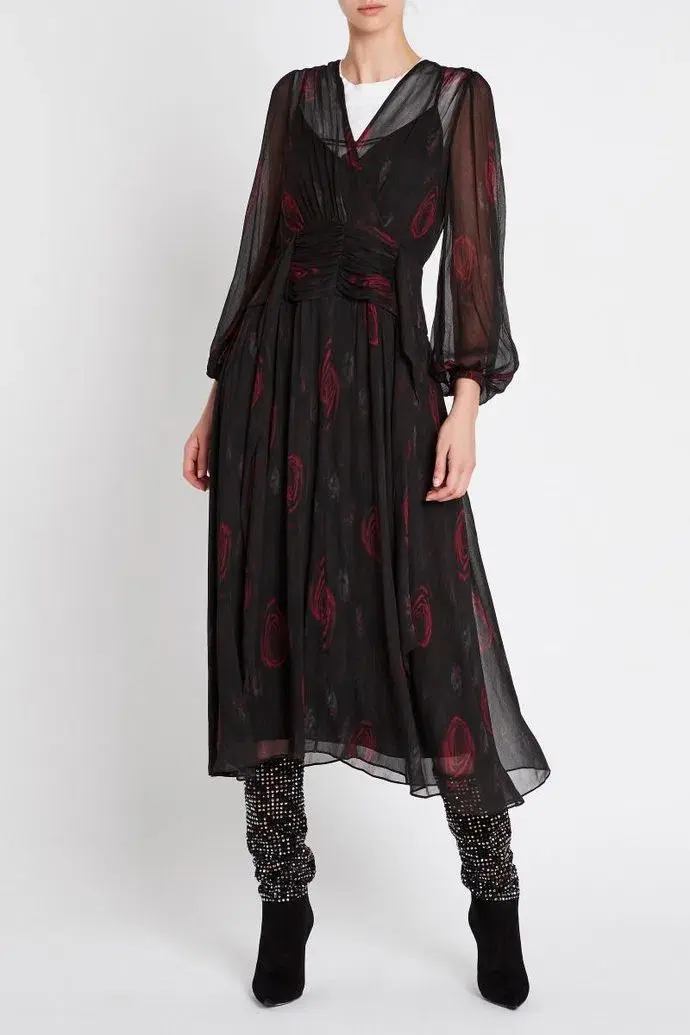 Sass and Bide Light As Air Dress Print Size 8 - Image 1