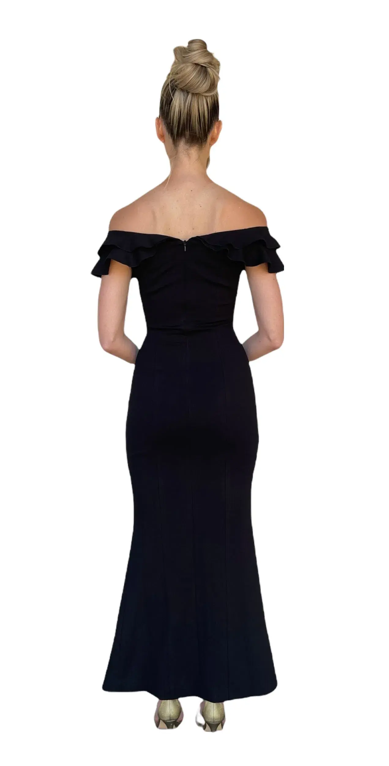 Elliatt Raja Gown Black Size 6 - Image 2