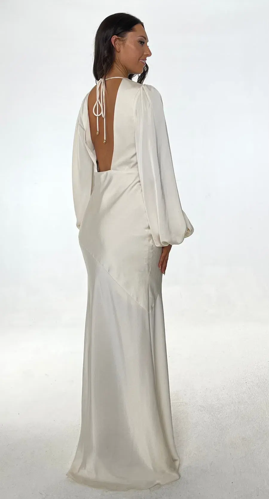 Lexi India Dress Pearl White Size 6 - Image 3