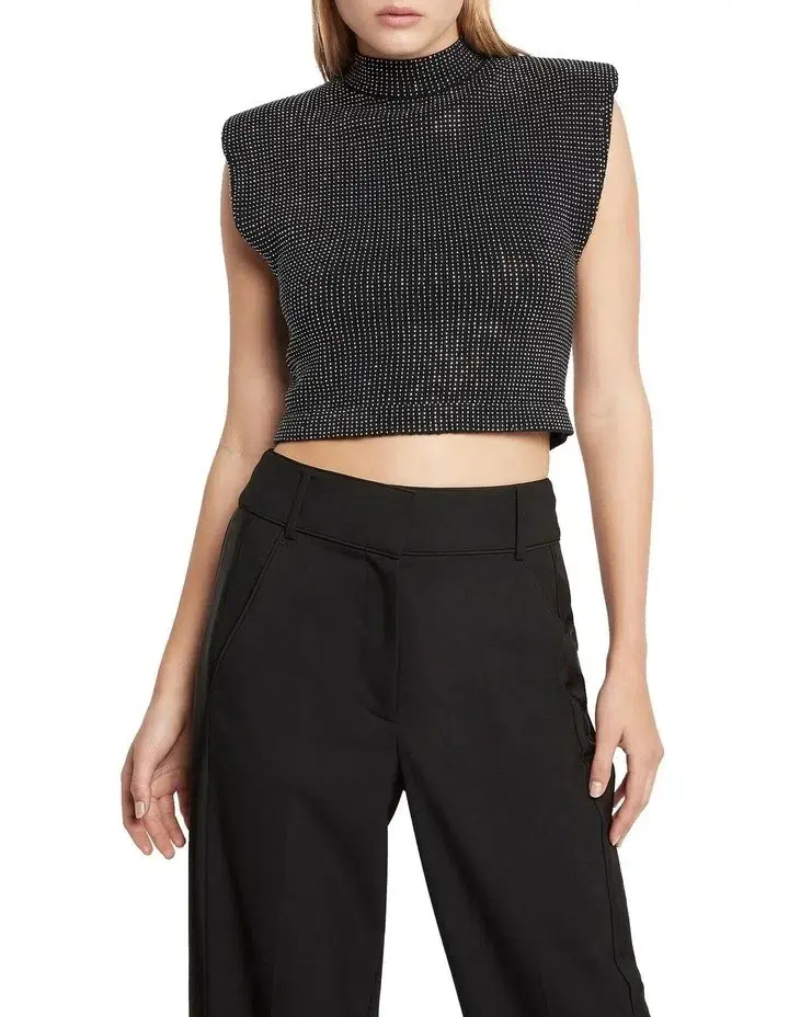 Sass & Bide 7 Years Of Luck Knit Top and Pants Set Black Size 8 - Image 1