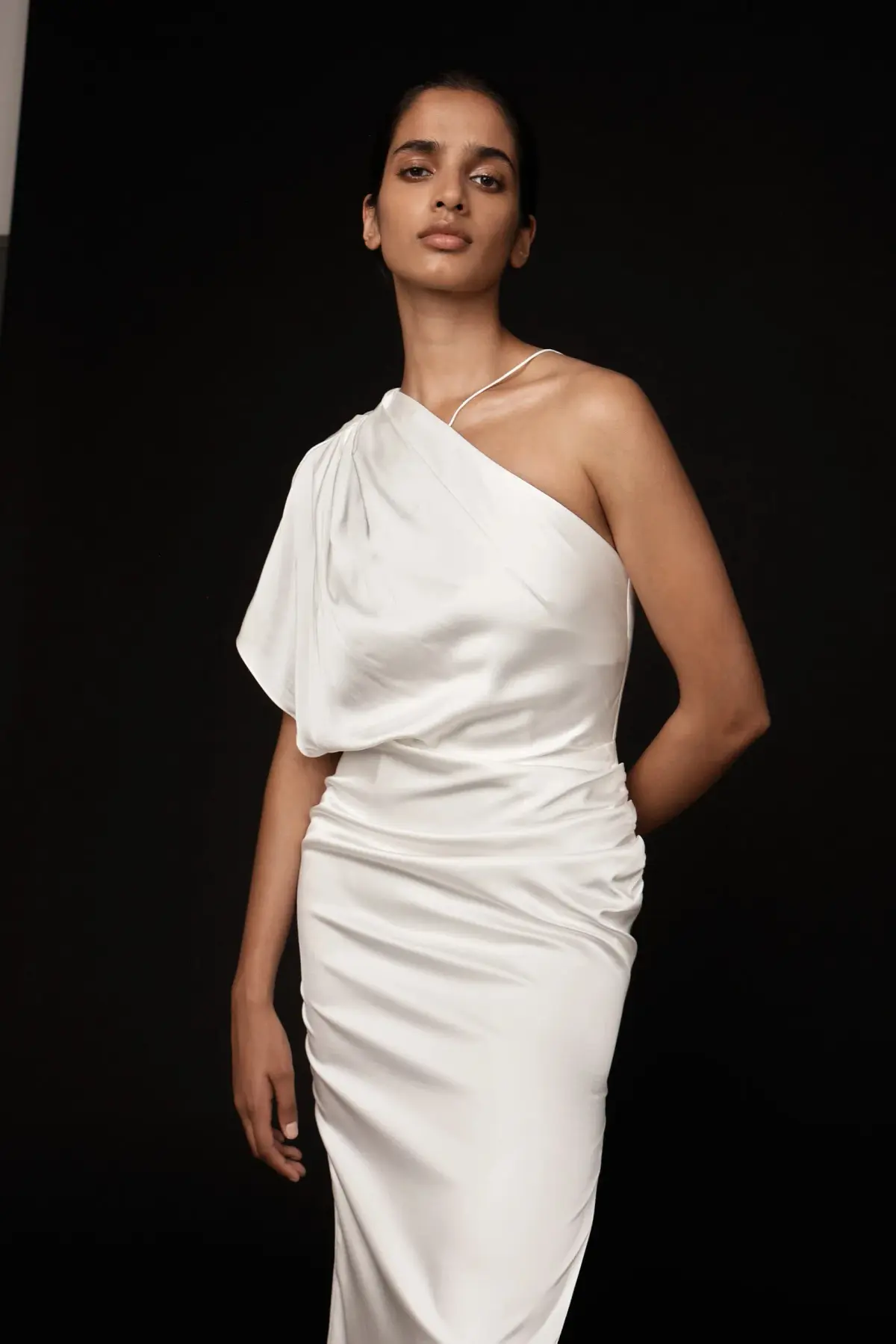 Manning Cartell Miami Heat Asymmetric Dress White Size AU 16 - Image 3