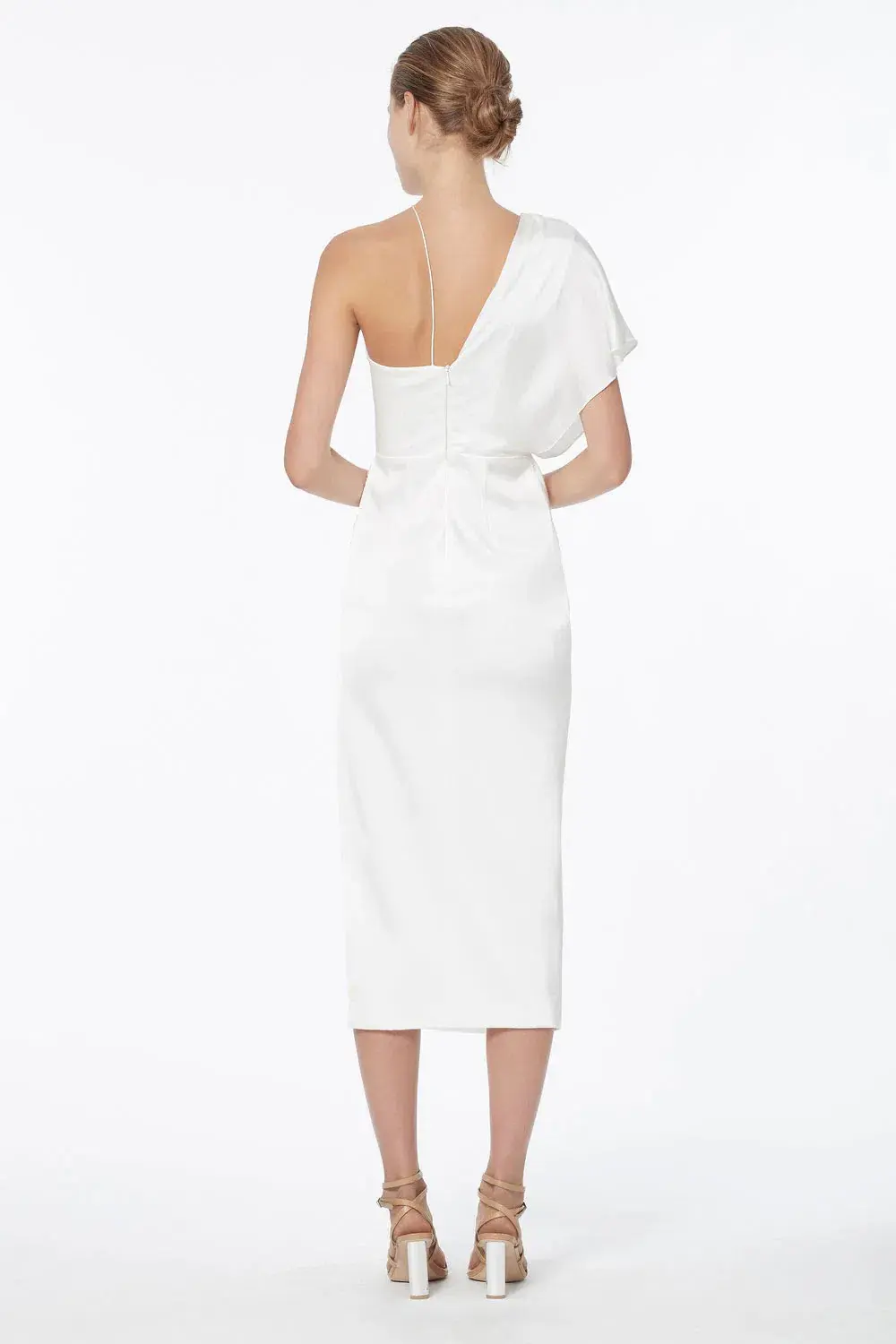 Manning Cartell Miami Heat Asymmetric Dress White Size AU 16 - Image 2