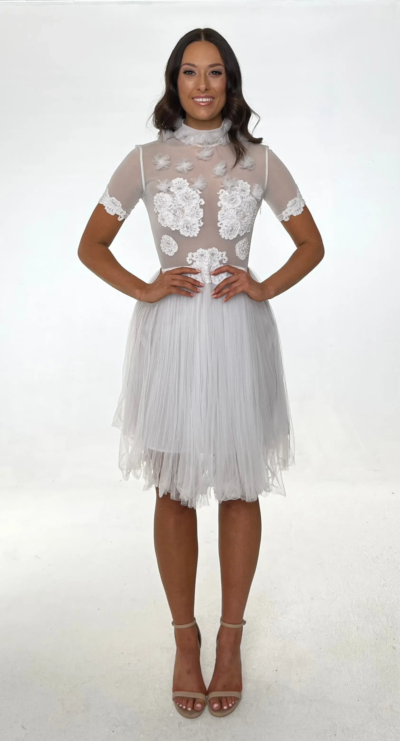Jonte Dreamer Lace Dress White Size 10  - Image 1