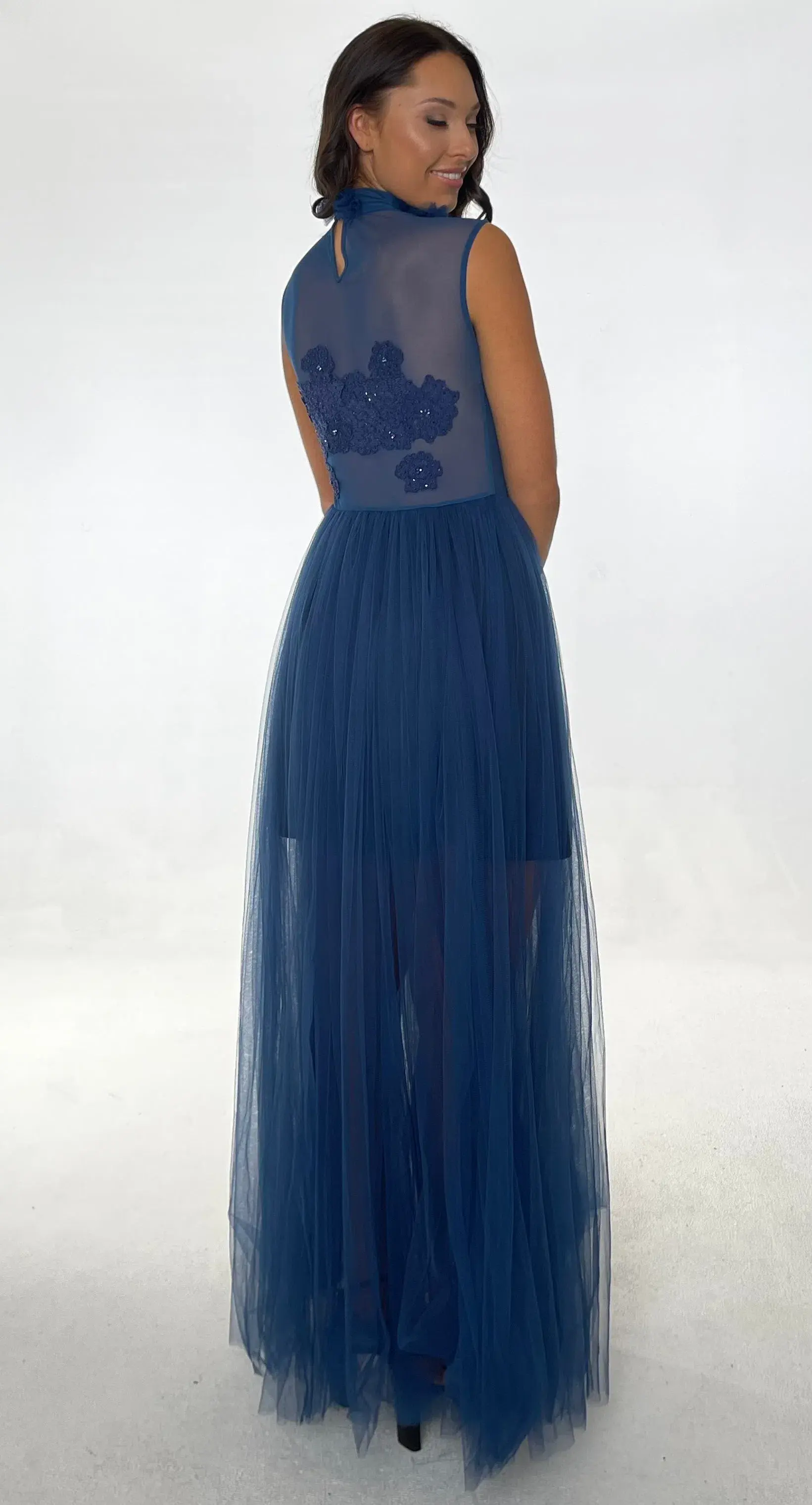 Jonte Dreamer Gown Midnight Blue Size 10  - Image 2