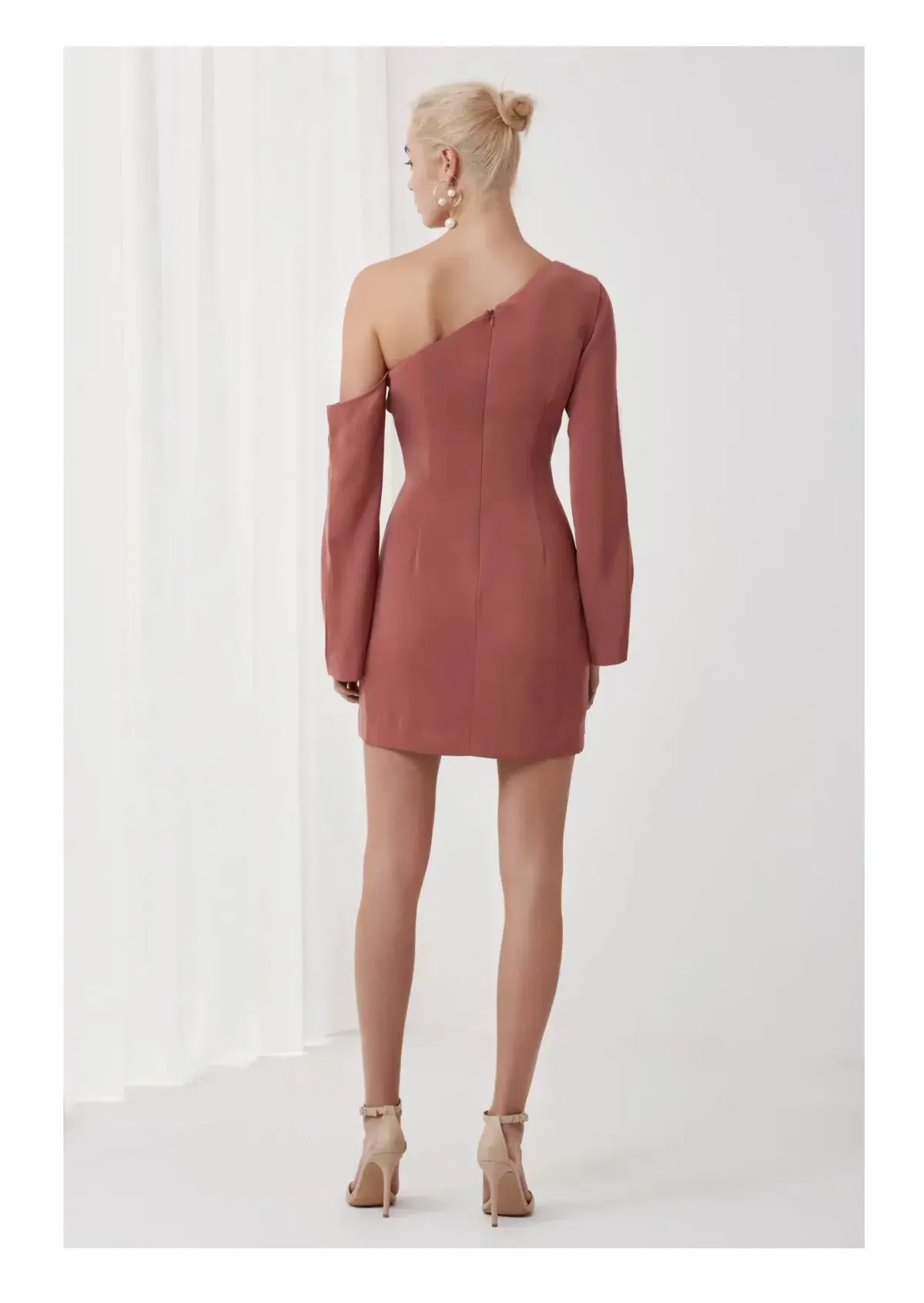 Keepsake Overpowered Mini Dress Pink Size 6 - Image 3