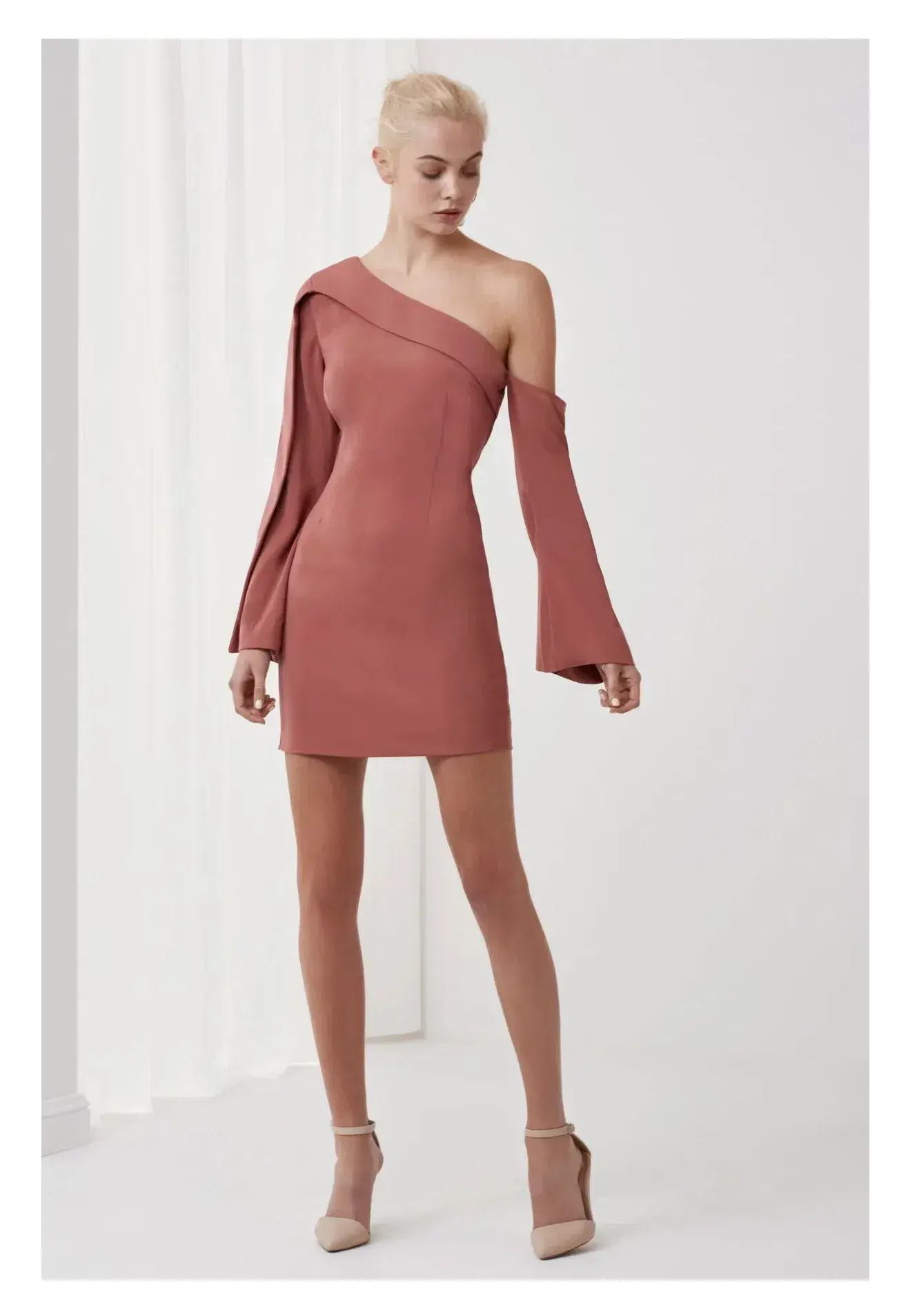 Keepsake Overpowered Mini Dress Pink Size 6 - Image 2