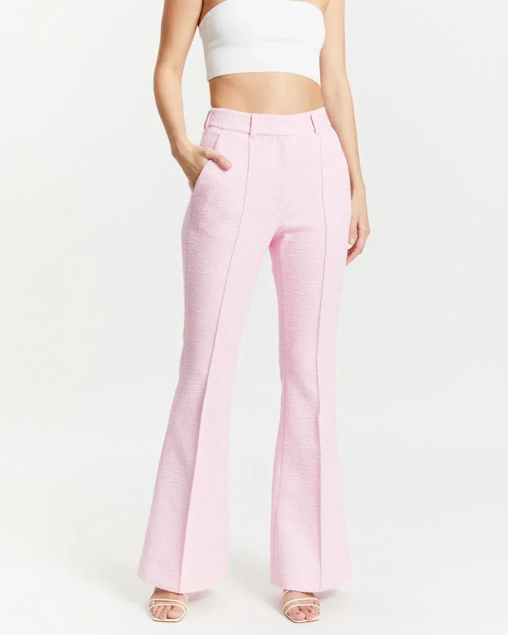 Rebecca Vallance Garland Pants Pink Size 8 - Image 1