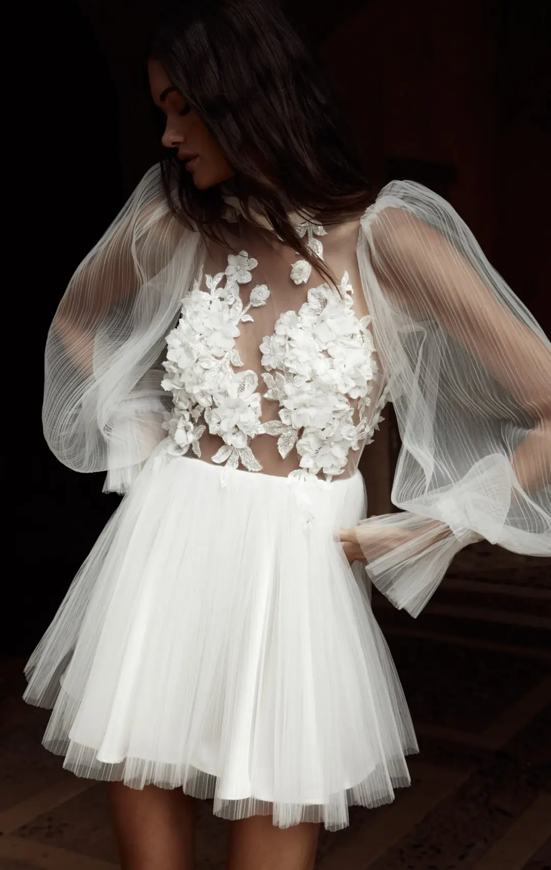 Christie Nicole Bridal Kym Dress White Size 8 for rent on The Volte - main image