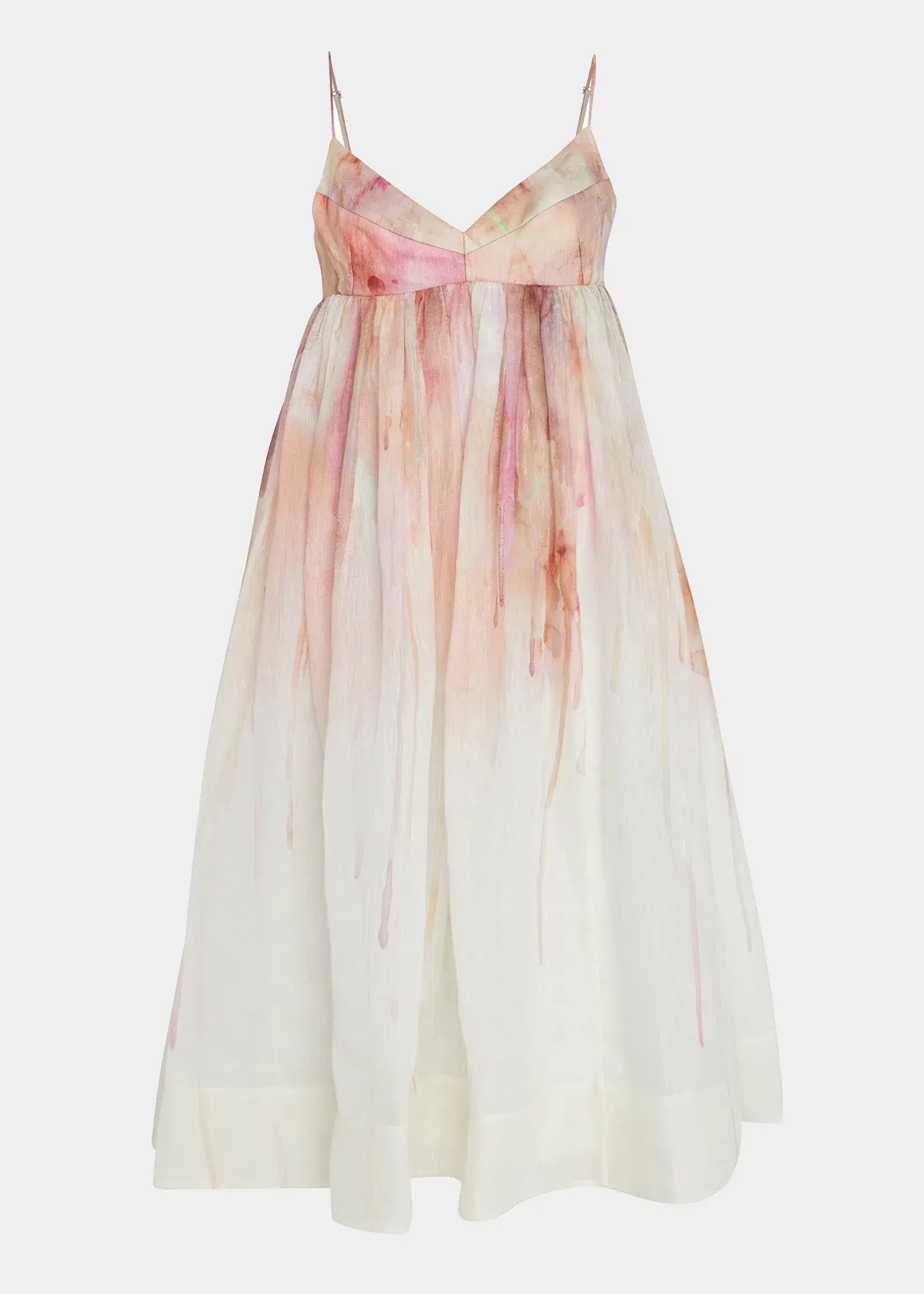 Zimmermann The Dancer Empire Waist Dress Pink Size 1/Au 10 - Image 6