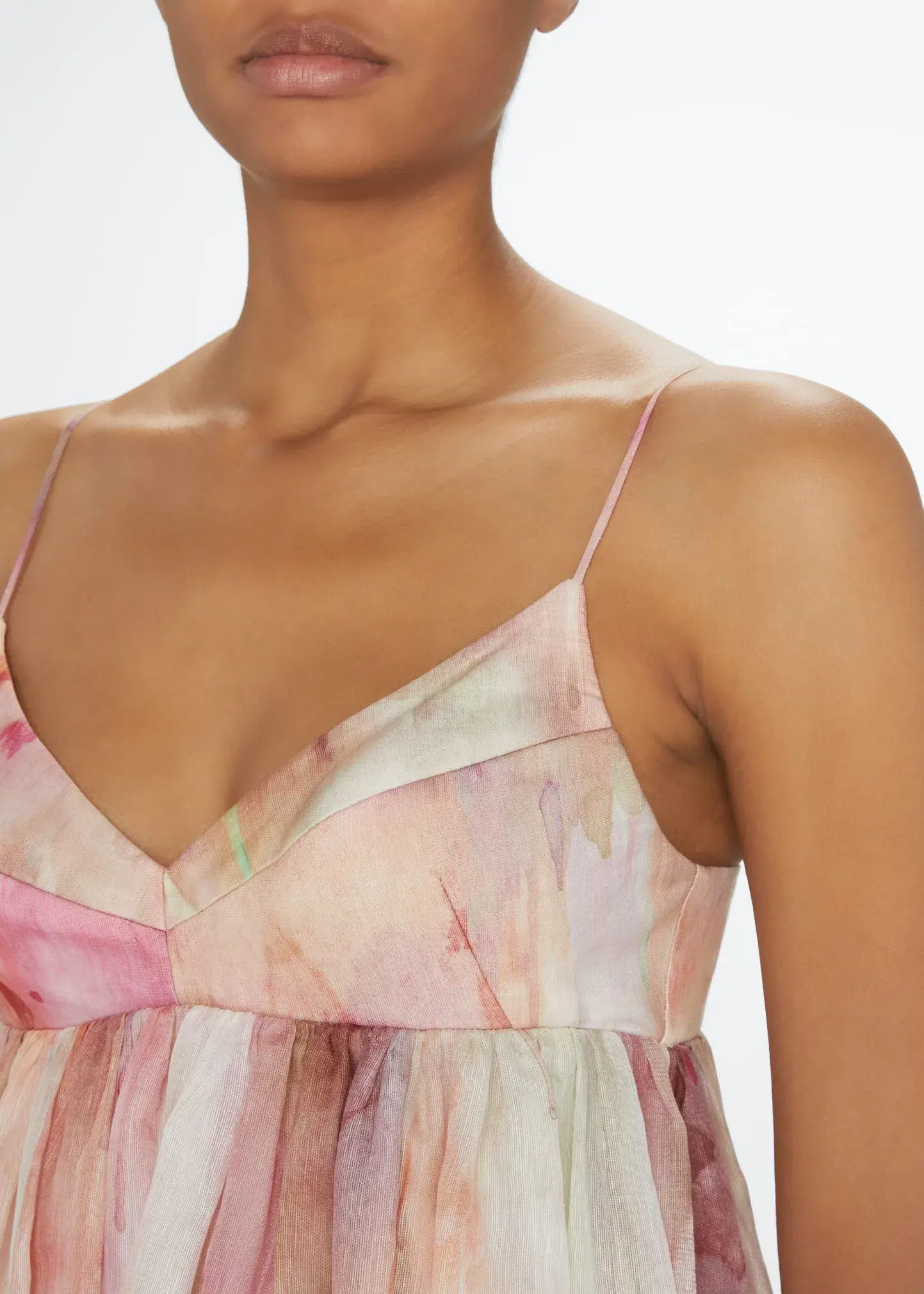 Zimmermann The Dancer Empire Waist Dress Pink Size 1/Au 10 - Image 5
