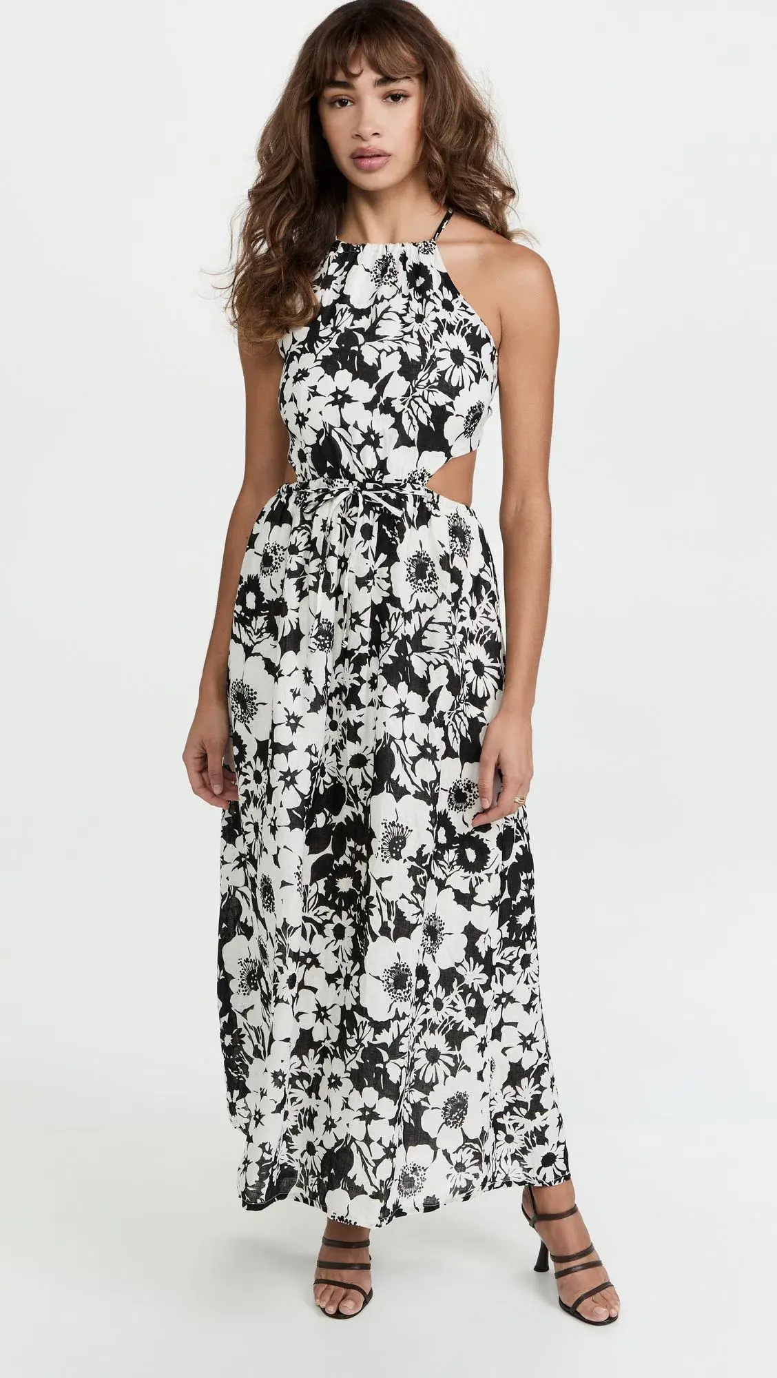 Faithful the Brand La Piedra Maxi Dress Print Size 8 - Image 4