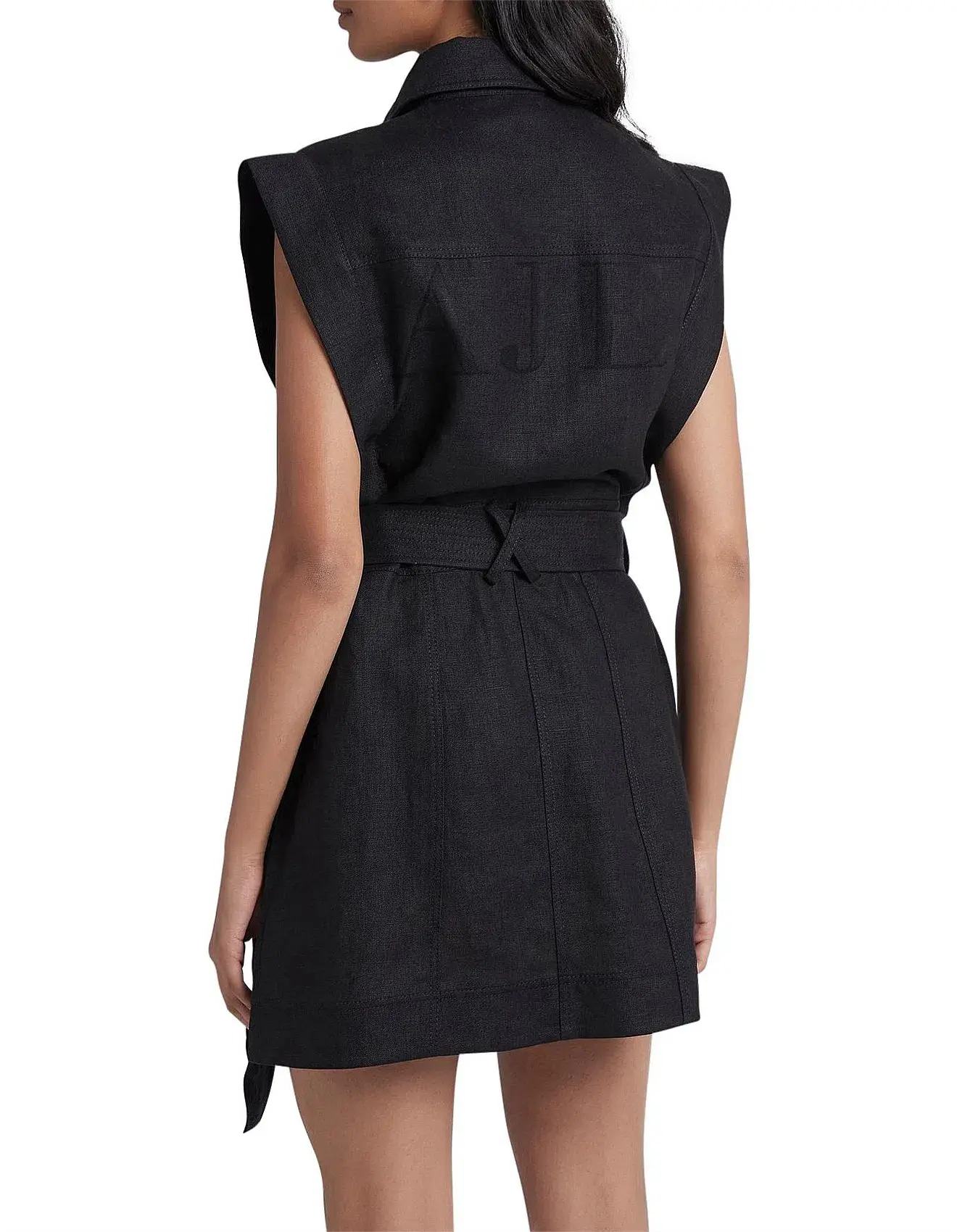 Aje Eloise Mini Dress Black Size 6 - Image 3