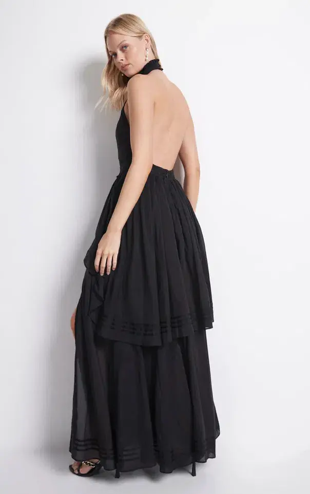 Aje Bungalow Sienna Dress Black Size 12 - Image 5