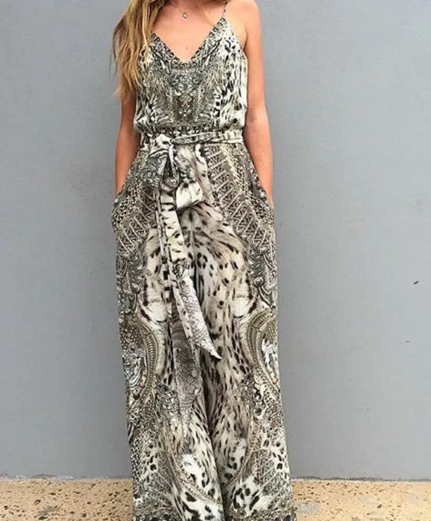 Camilla Espiritu Wide Leg Jumpsuit Print Size 1  - Image 1