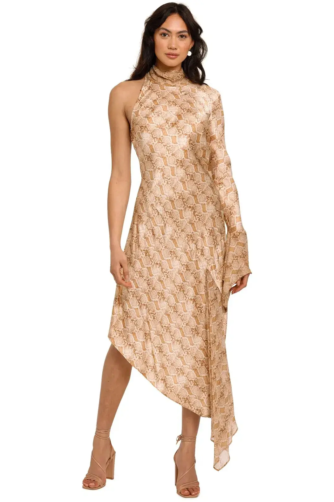 Bec and Bridge Anaconda Midi Dress Print Size 8 - Image 1