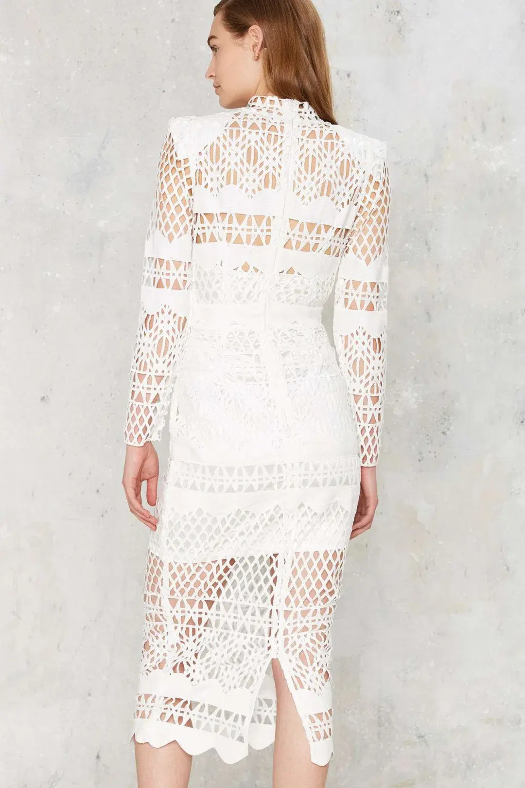 Asilio A Love Like That Cutout Midi Dress White Size 6 - Image 5