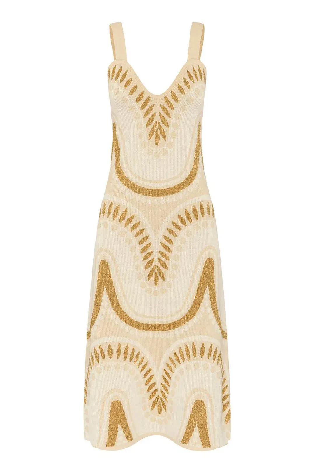 Alice McCall Windswept Midi Dress Yellow Size 6 for rent on The Volte - main image