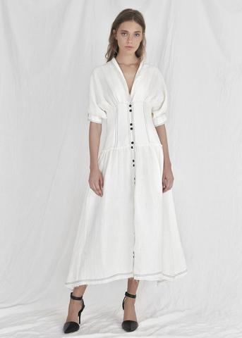 Aje New Season Isotoma Dress White Size 12 - Image 1