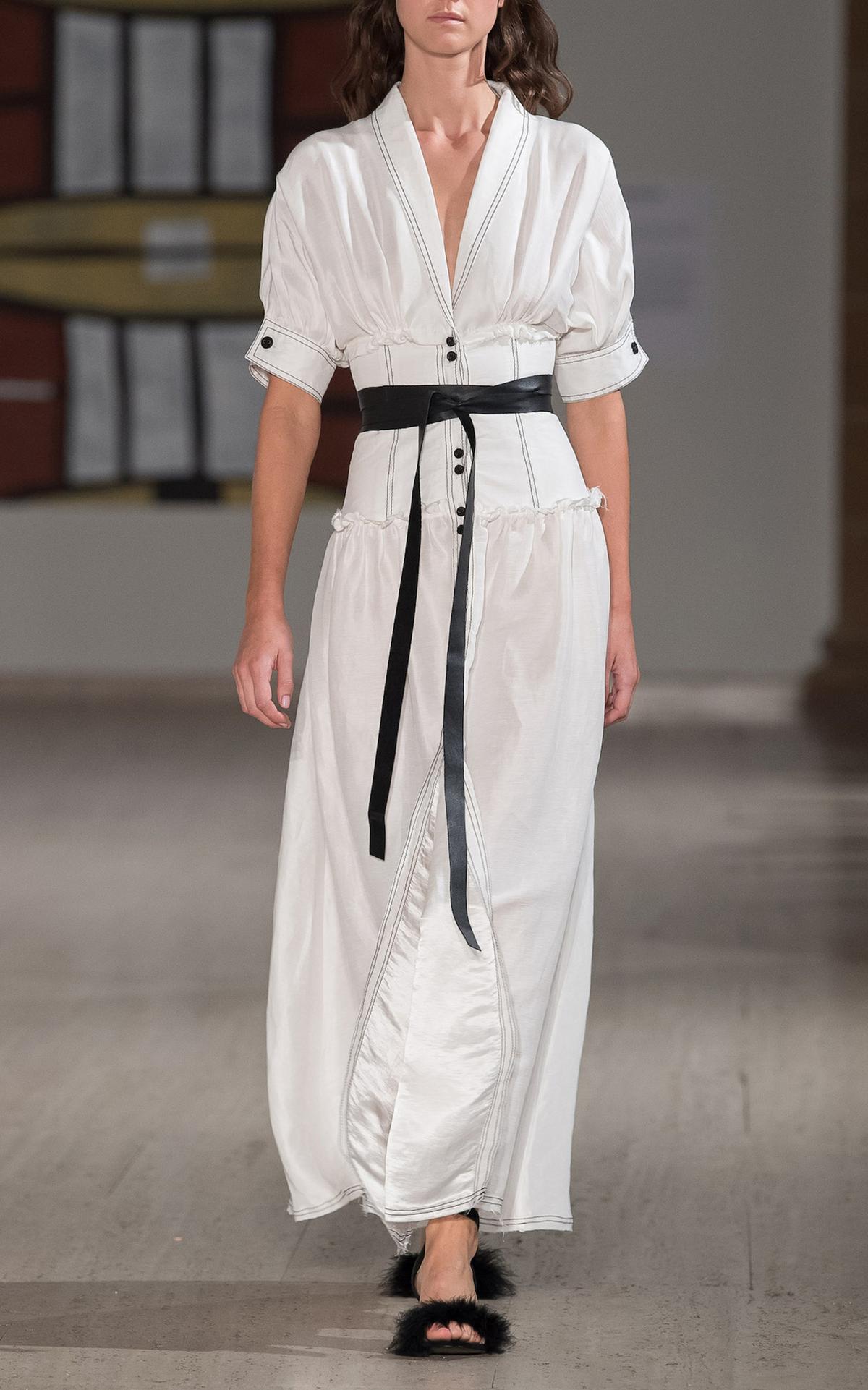 Aje New Season Isotoma Dress White Size 12 - Image 3