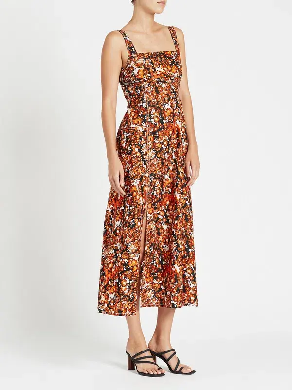 Camilla and Marc Asterid Midi Dress Print Size 10  - Image 3