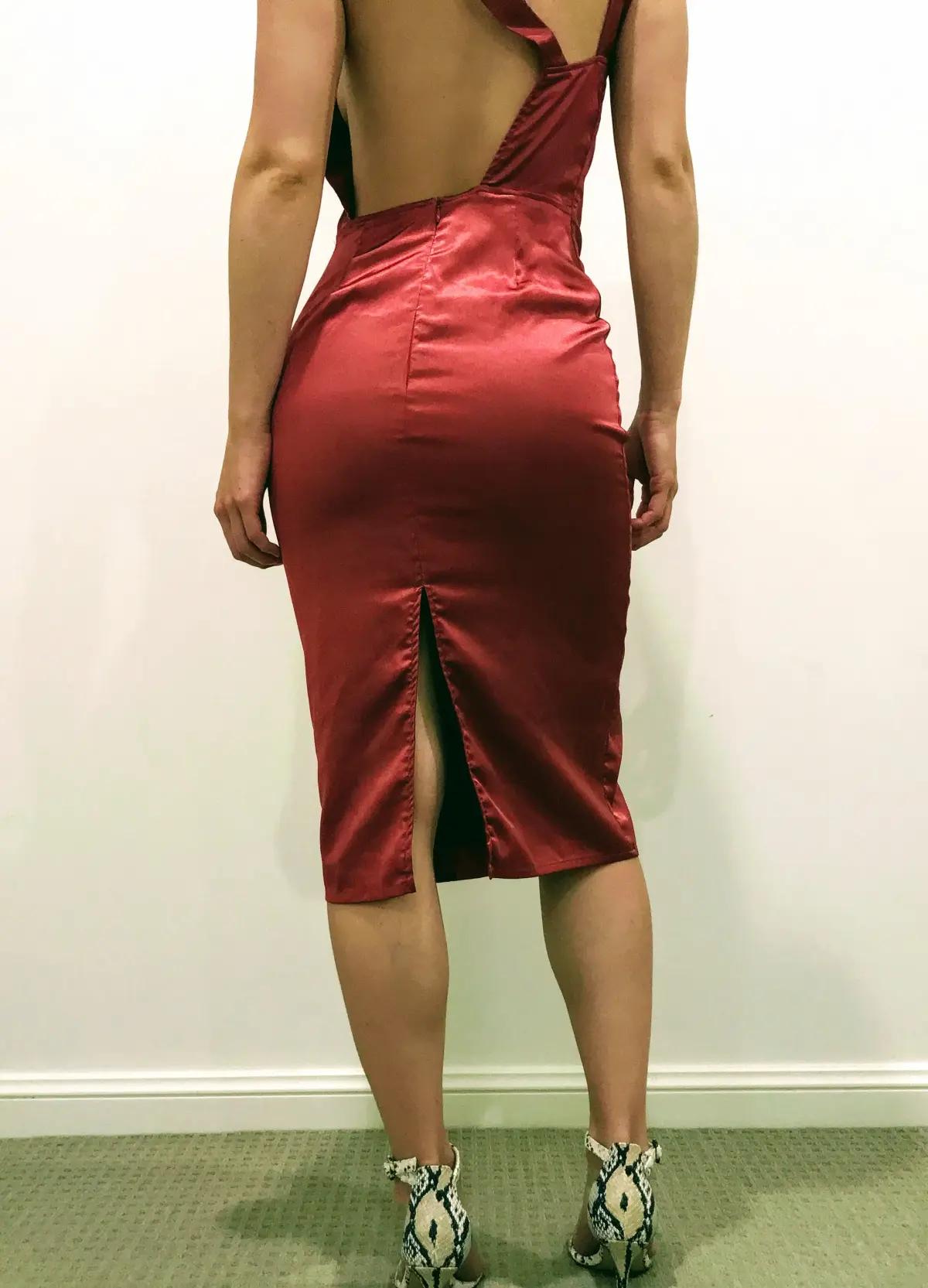 Maurie & Eve Indian Dress Red Size 8  - Image 4