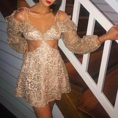 Sofia the Label Golden hour dress for rent on The Volte - main image