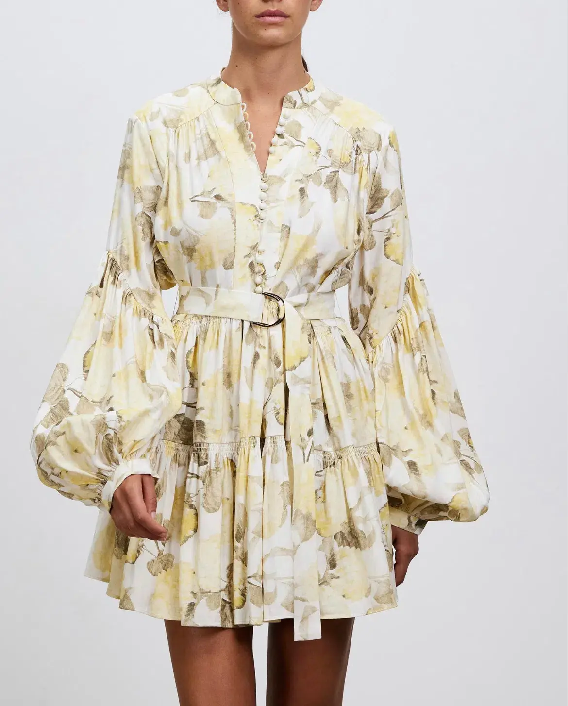 Acler Somerset Dress Print Size 8  - Image 2