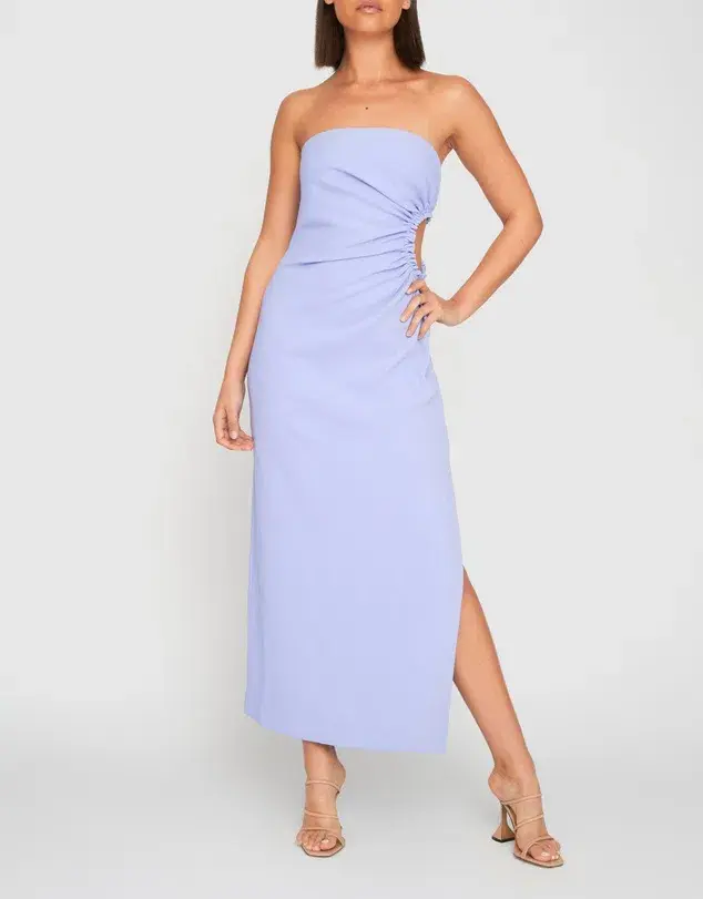 Selena Strapless Dress Purple Size 10  for rent on The Volte - main image