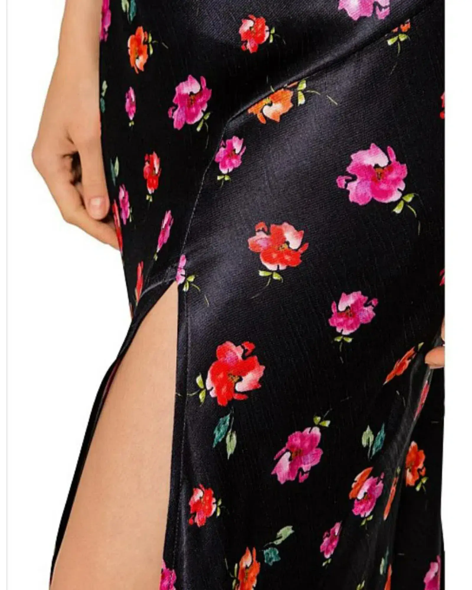 Bec & Bridge Floral Slip Dress Black Size AU 8 - Image 3