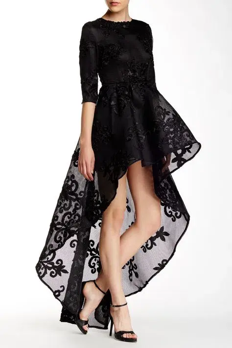 Asilio Prisoner Queen Dress Black Size 10 for rent on The Volte - main image