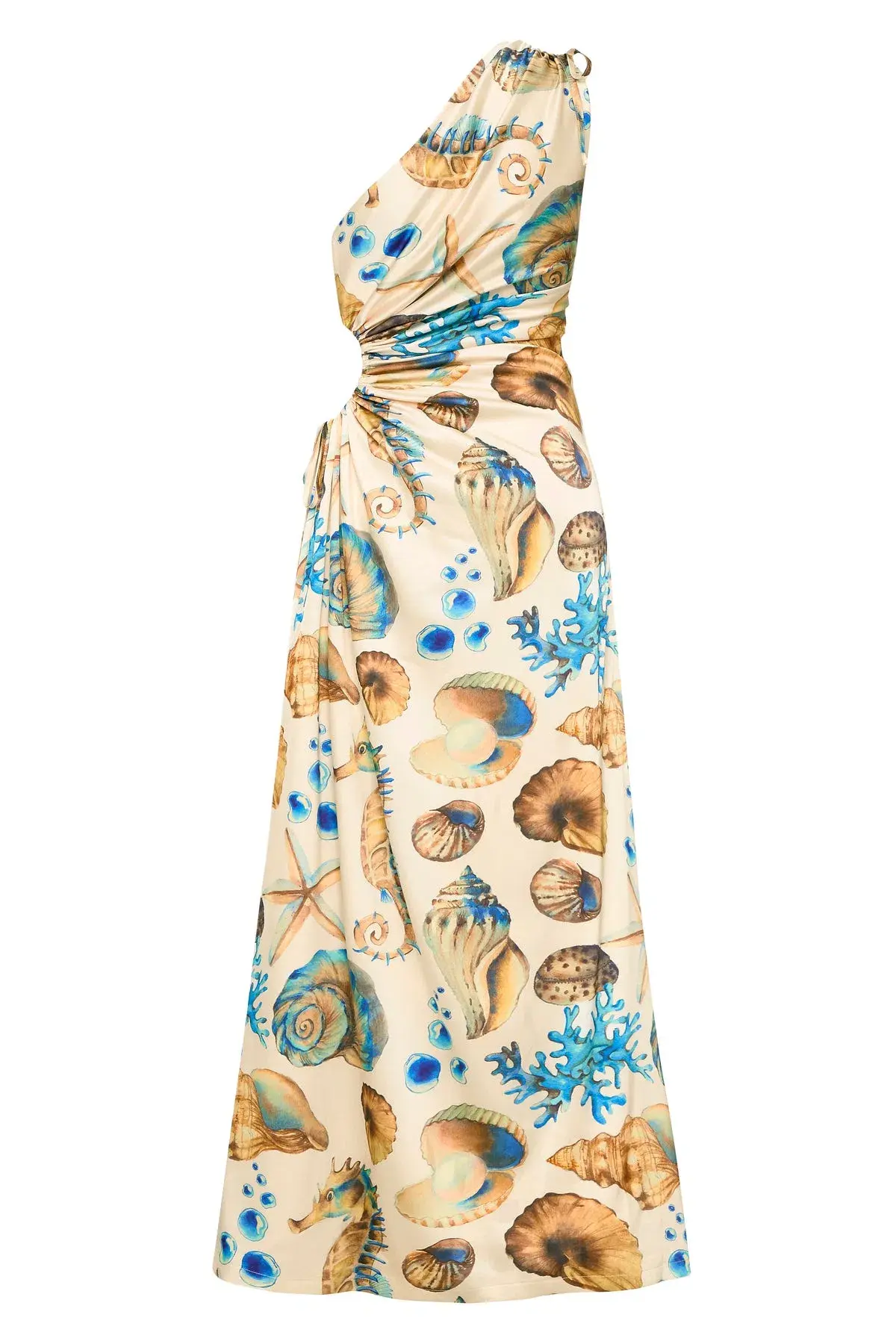 Sonya Moda Nour Maxi Dress Seashell Print Size 8 - Image 7