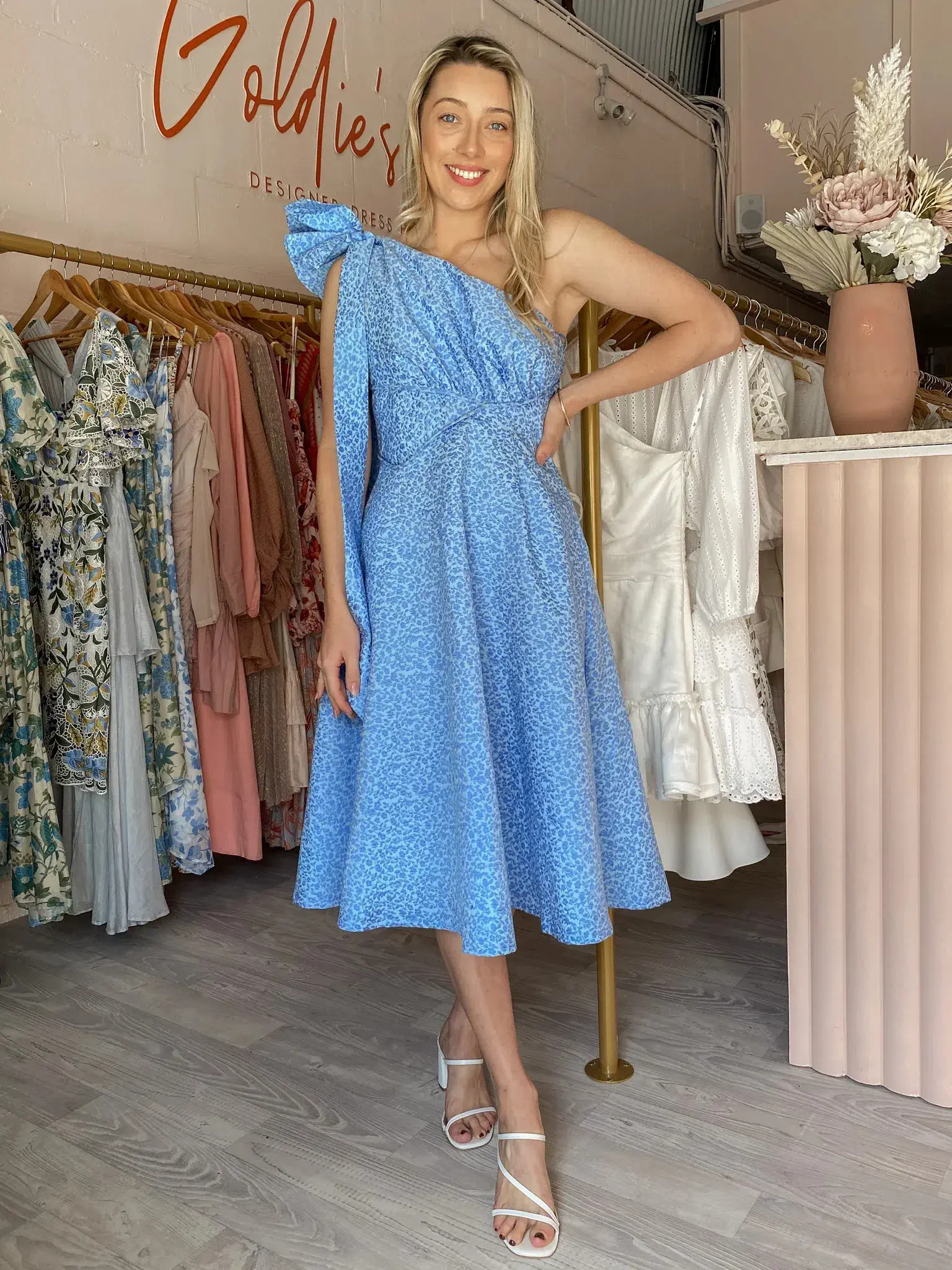Rachel Gilbert Malea Dress Blue Size 0 / AU 6 - Image 2