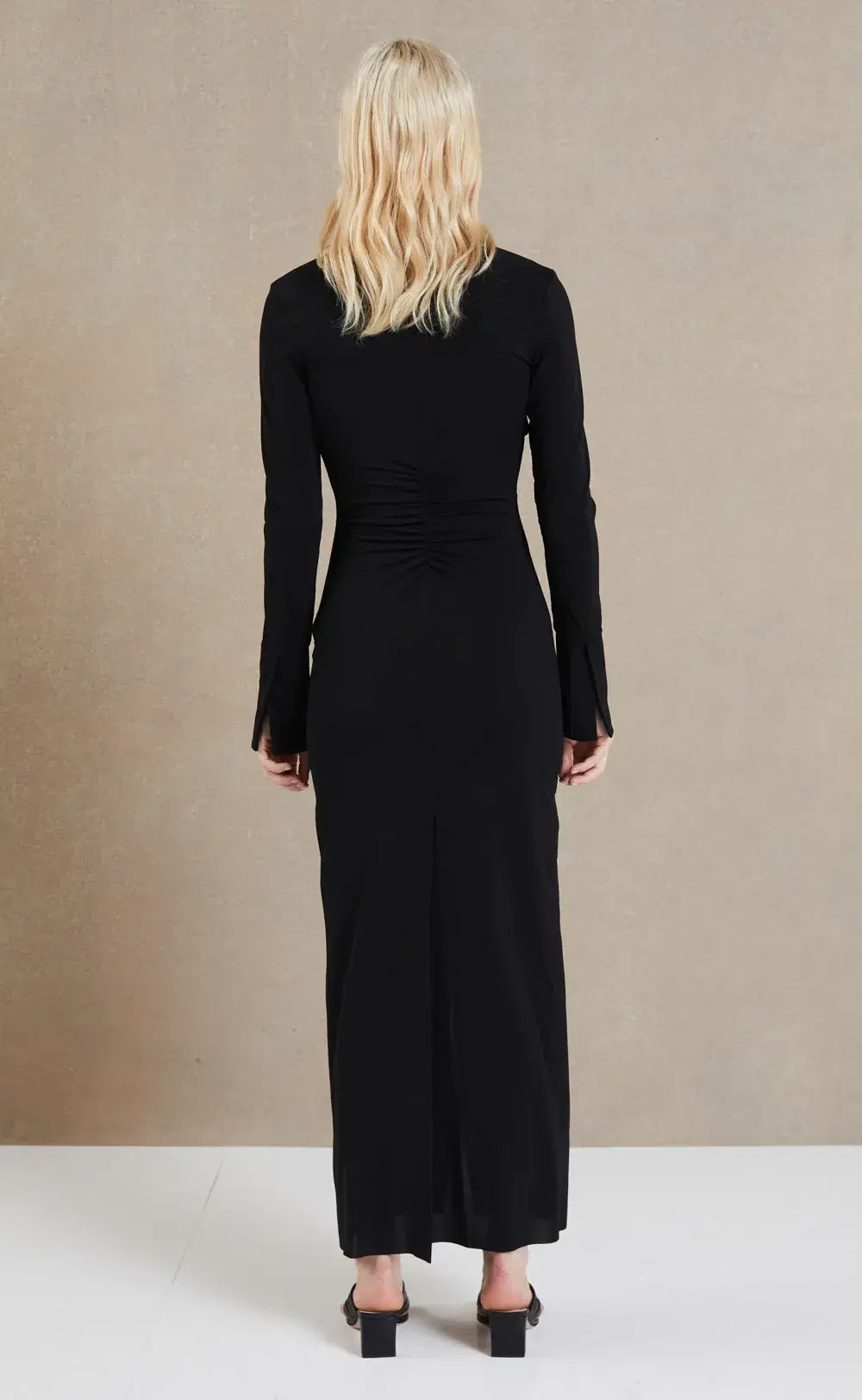 Bec and Bridge Sylvia LS Maxi Dress Black Size 16 - Image 3