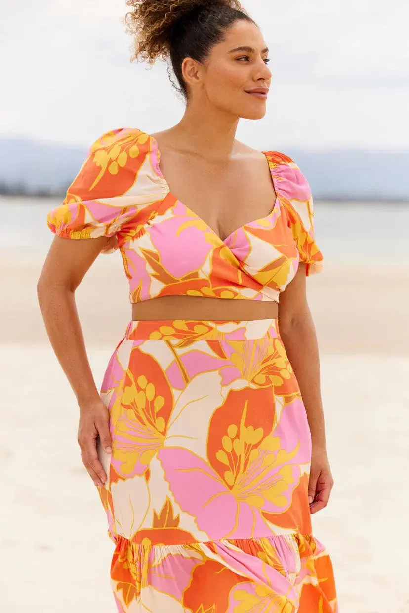 Mister Zimi Yasmin Skirt and Luisa Top in Tahiti Size AU 12  - Image 6