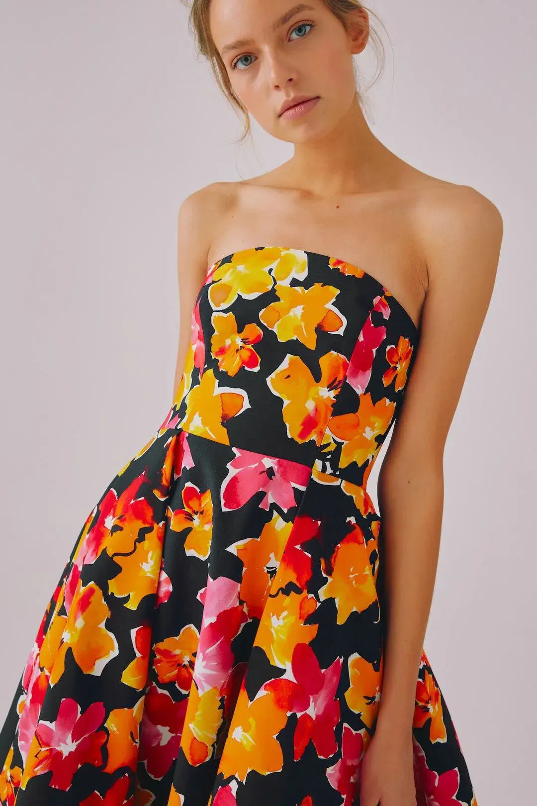 C/MEO Collective Aloud Dress Black Floral Size 14 - Image 2