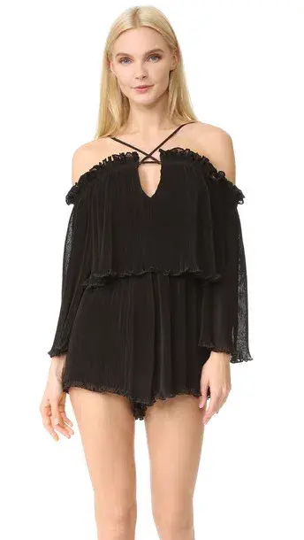 Alice McCall Locomotion Playsuit Black Size 10 - Image 3