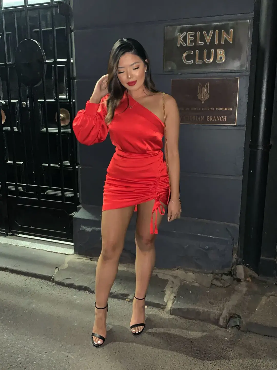 Kookai Vangeline Dress Red Size 12 for rent on The Volte - main image