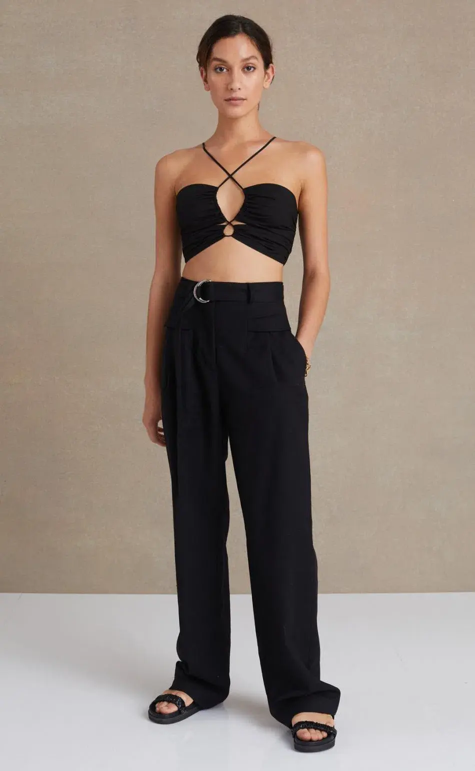 Bec and Bridge Joslyn Top Black Size 12 - Image 1