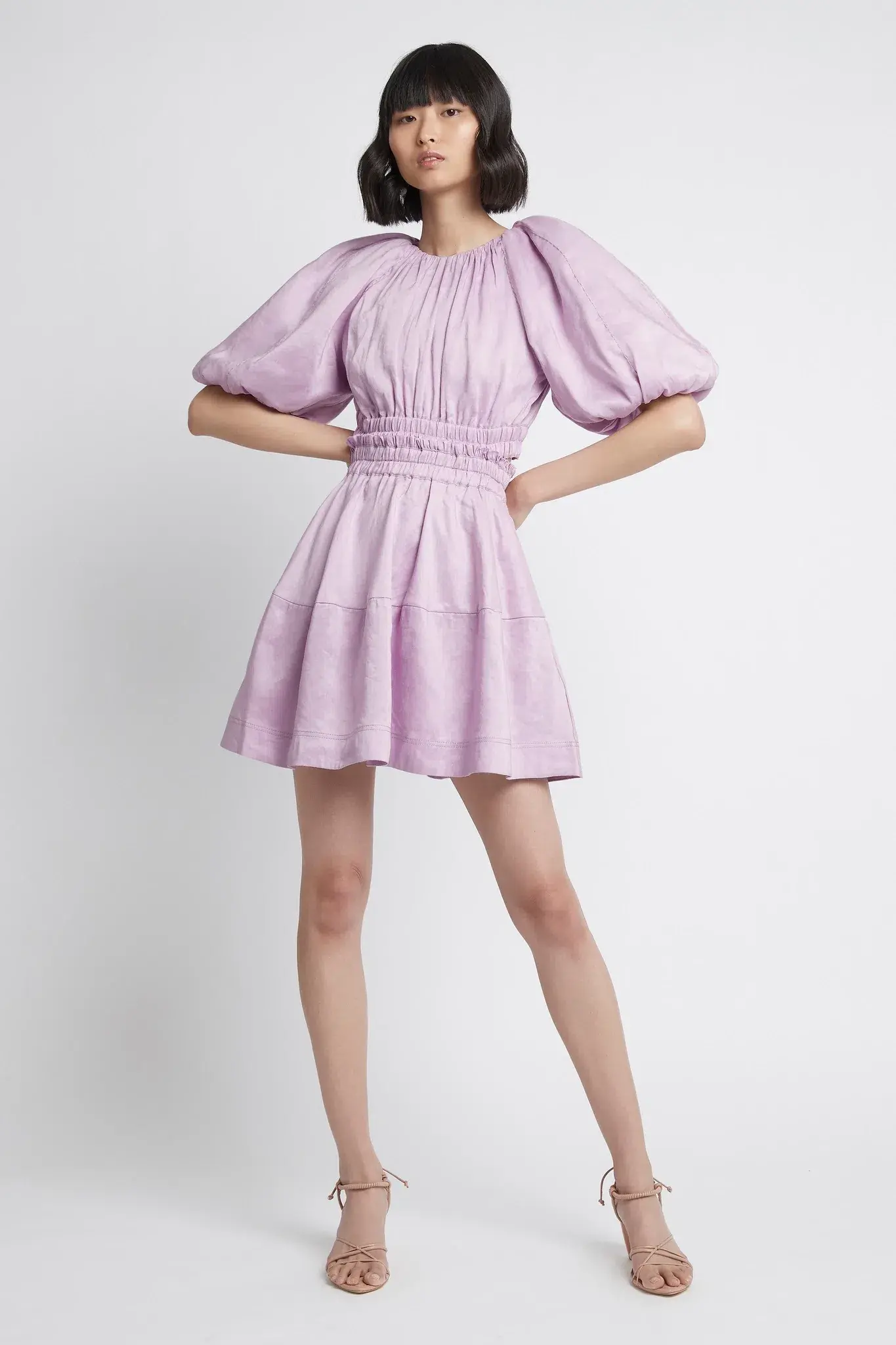 Aje Solitude Cutout Mini Dress Purple Size 12 - Image 1
