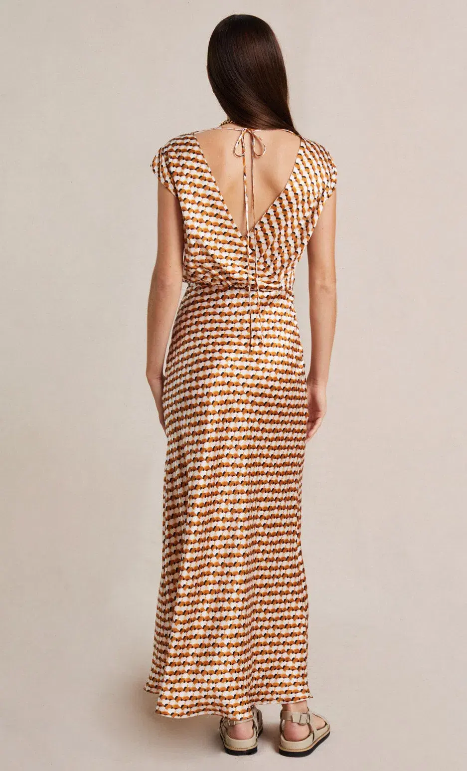 Bec & Bridge Casablanca Wrap Maxi Dress Print Size 10 - Image 3