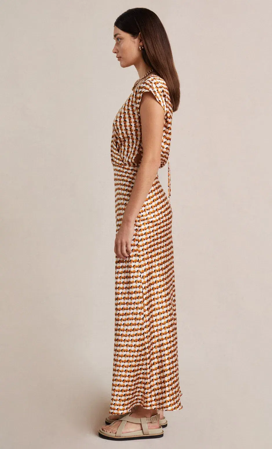 Bec & Bridge Casablanca Wrap Maxi Dress Print Size 10 - Image 2