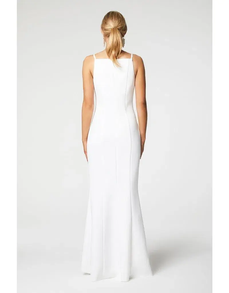 Elliatt Camille Gown White Size 8 for rent on The Volte - main image