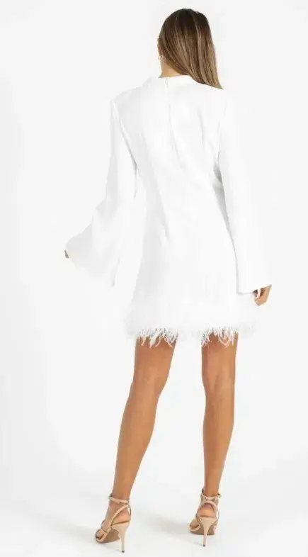 Elliatt Aniyah Dress White Size 10 - Image 2