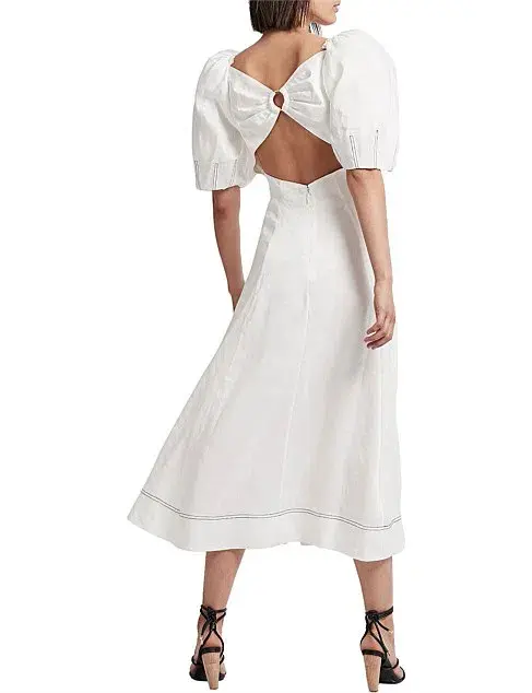 Aje Harmoney Dress White Size 8 for rent on The Volte - main image