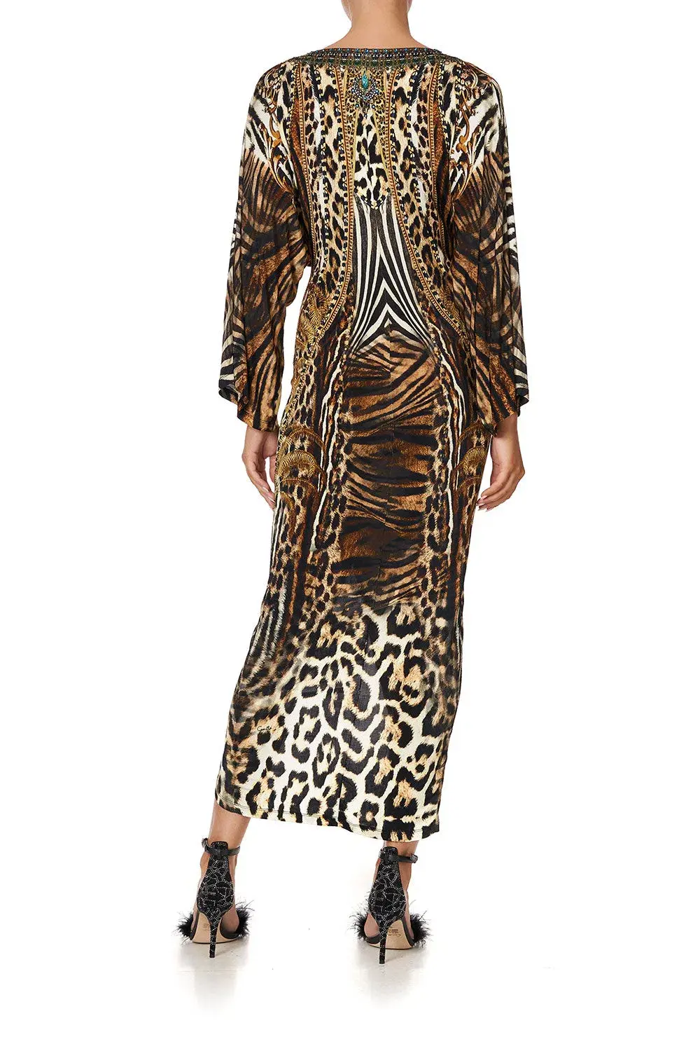 Camilla Berkeley St After Dark Long Split Front Twist Dress Print XXL - Image 2