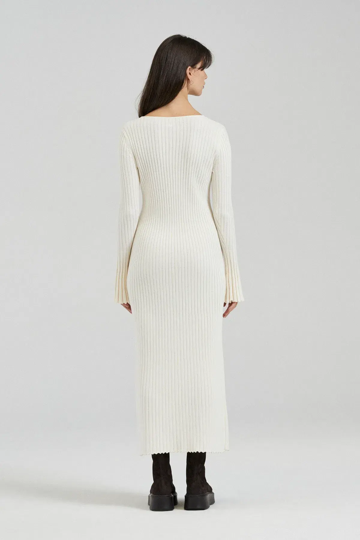 Friends with Frank The Cleo Dress Cream Size M  - Image 2