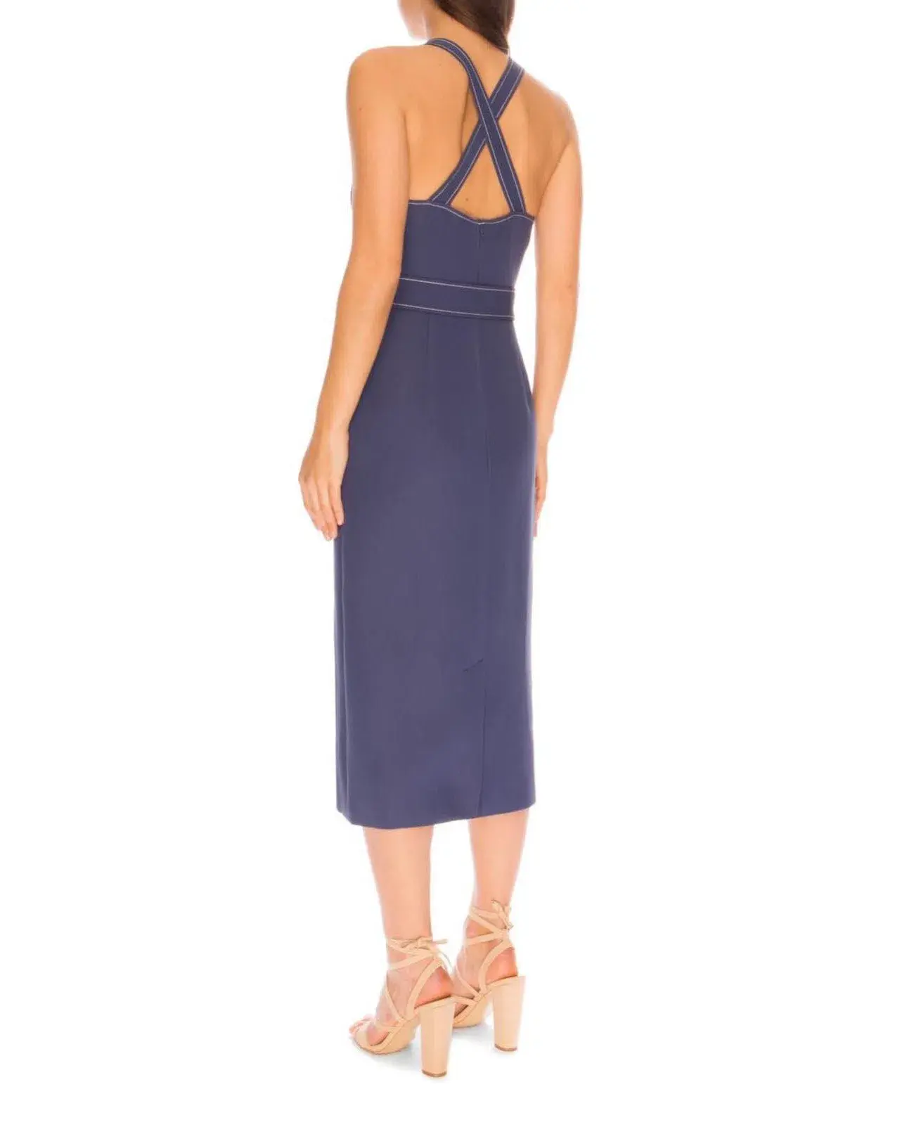 C/MEO Collective Talk That Dress Navy Size 6 - Image 4