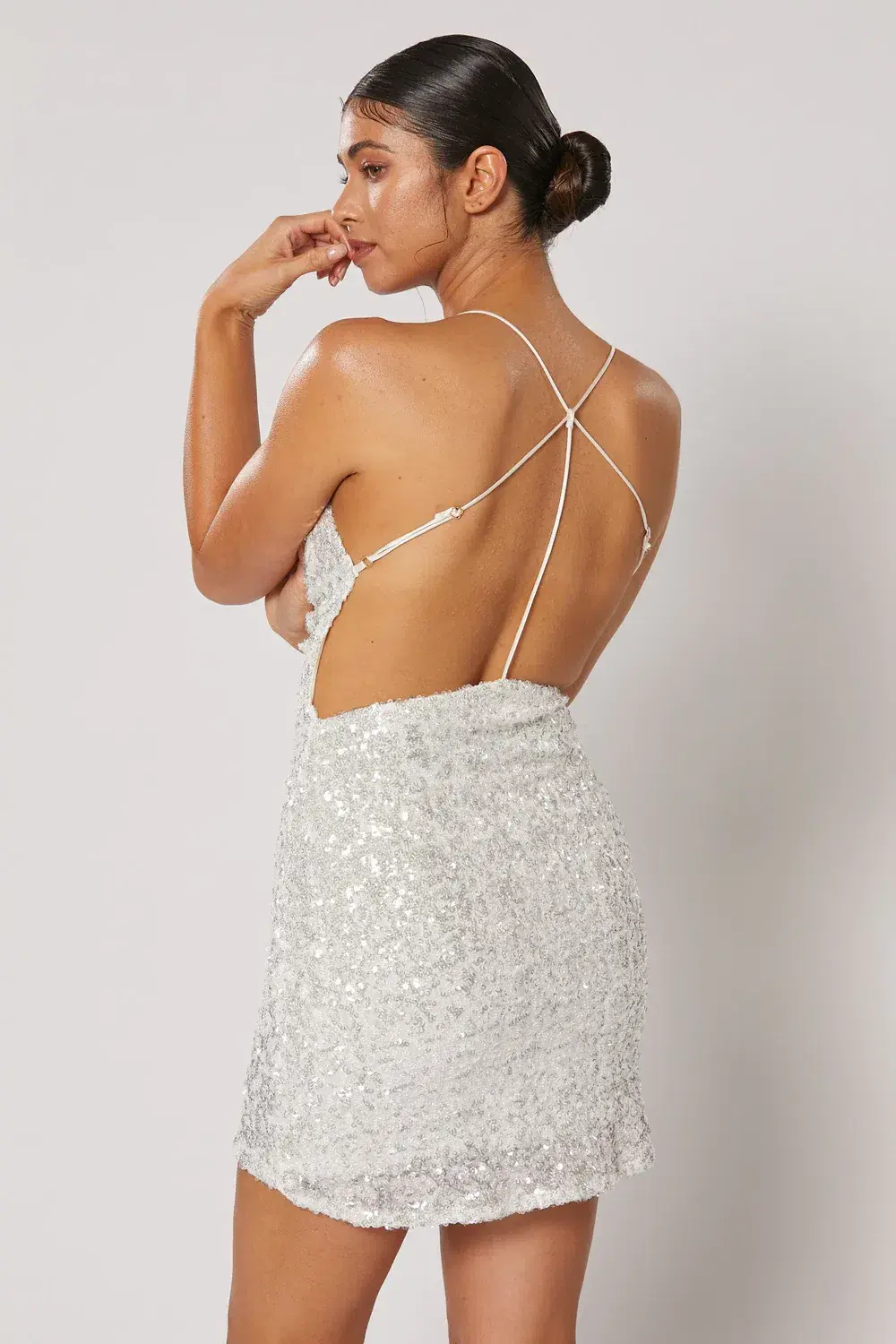 Winona Asha Mini Dress White Size XXS (Size 6) - Image 2